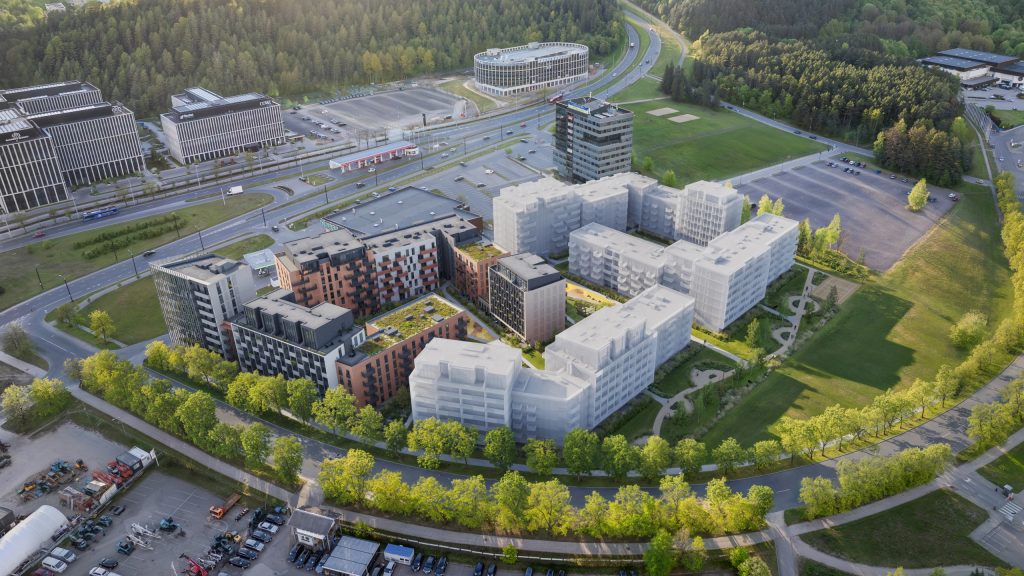 Opti mist 1 etapas (A, B) (Parodų g. 1) - Korterelamu - visuaalne