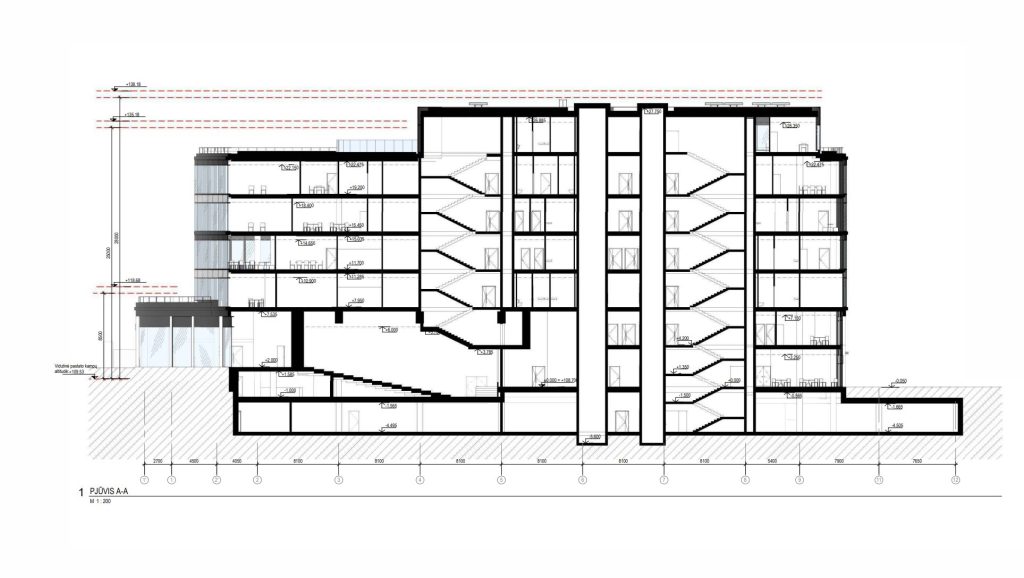 PC PANORAMA plėtra Stirnų g. (Saltoniškių g. 9) - Kino teatras, Verslo centras - vizualizacija
