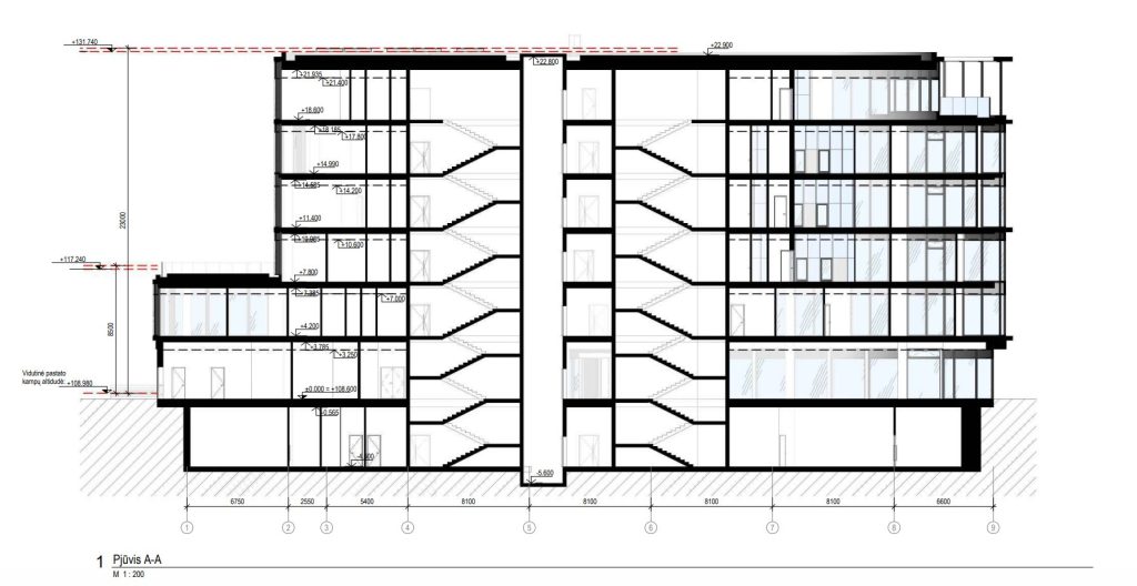 PC PANORAMA plėtra Stirnų g. (Saltoniškių g. 9) - Kino teatras, Verslo centras - vizualizacija