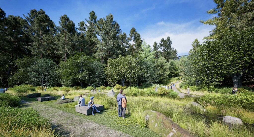 Mamutų Slėnio parkas (Ozo g.) - Park - visualization