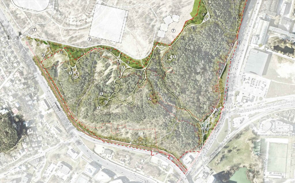 Mamutų Slėnio parkas (Ozo g.) - Park - visualization