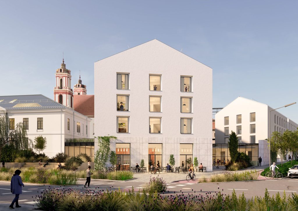 Vasario 16-osios (Vasario 16-osios g. 1) - Hotel, Office center, Primary and secondary education - visualization