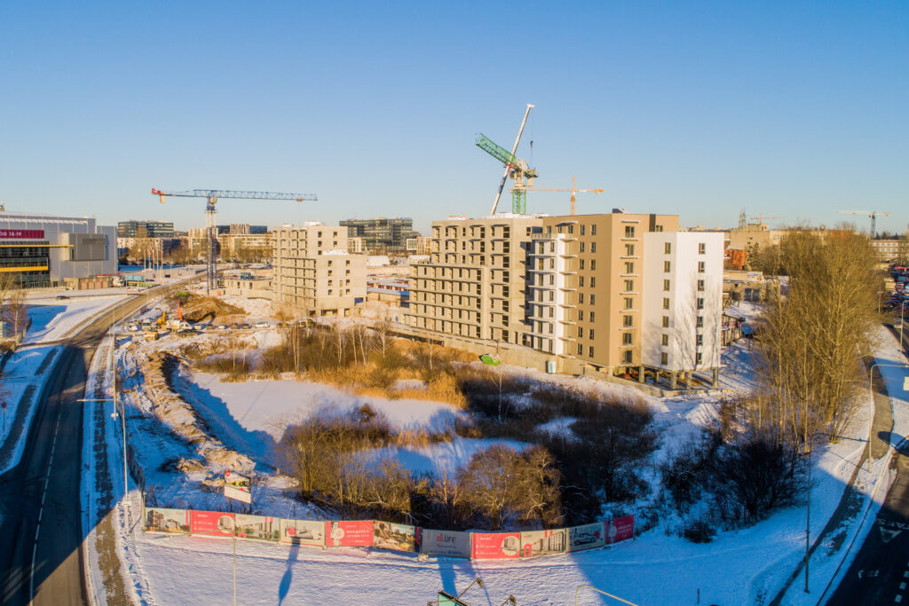 Daugiafunkcis sveikatinimo, ugdymo, švietimo, kultūros ir užimtumo kompleksas 1 etapas (stadionas) (Ozo g. 27) - Stadium - construction photos
