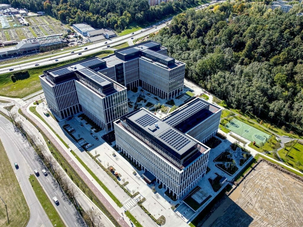 Business Garden Vilnius 1 etapas (Laisvės pr. 10) - Office center - construction photos