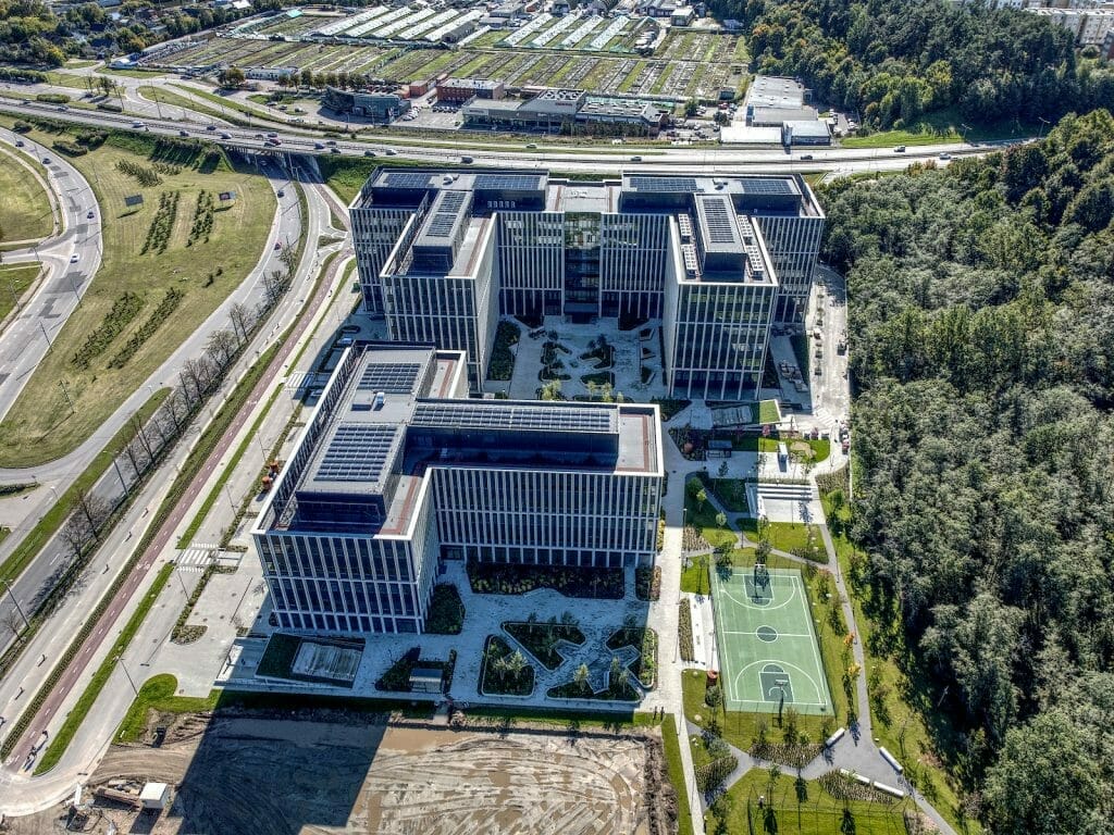 Business Garden Vilnius 1 etapas (Laisvės pr. 10) - Office center - construction photos