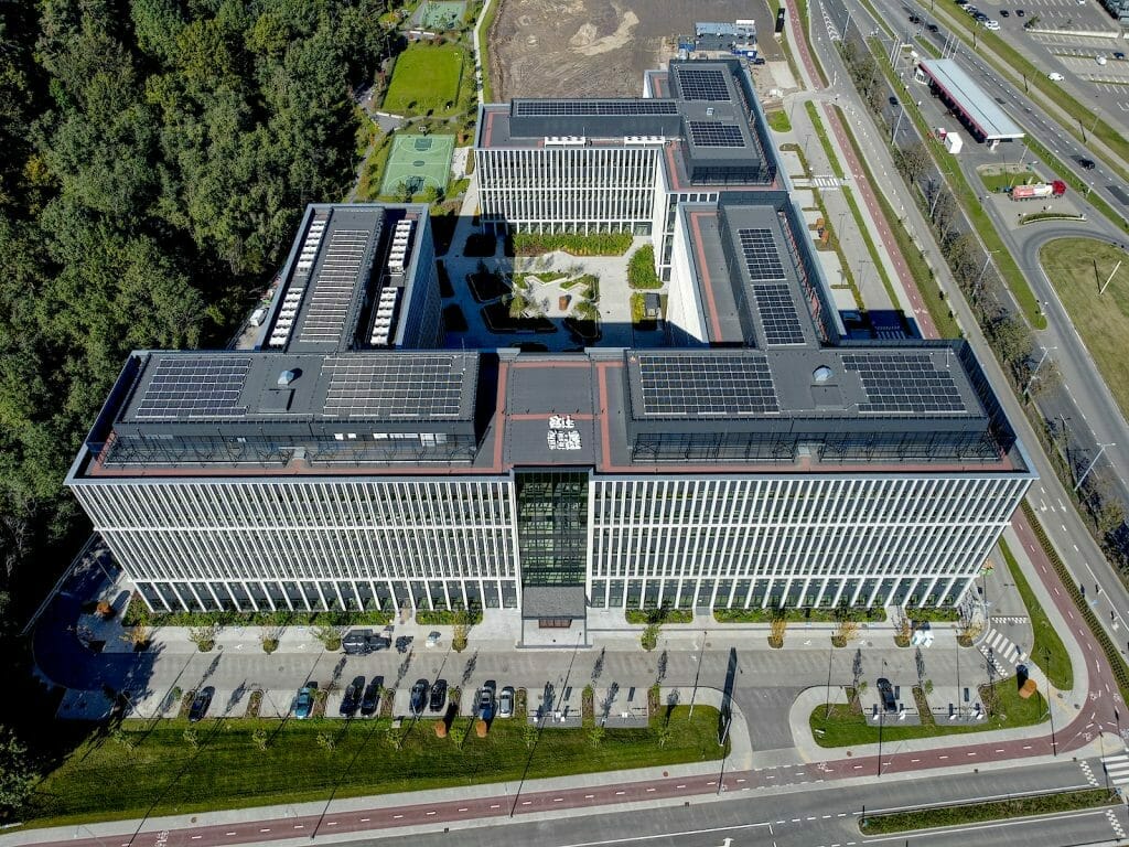 Business Garden Vilnius 1 etapas (Laisvės pr. 10) - Office center - construction photos