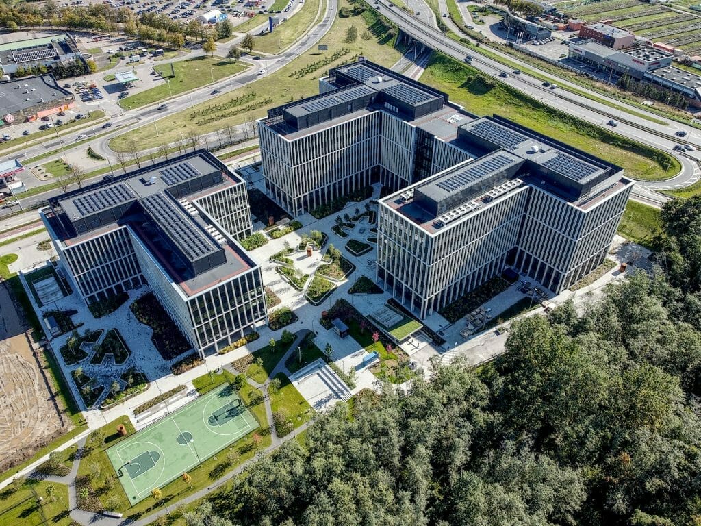 Business Garden Vilnius 1 etapas (Laisvės pr. 10) - Office center - construction photos