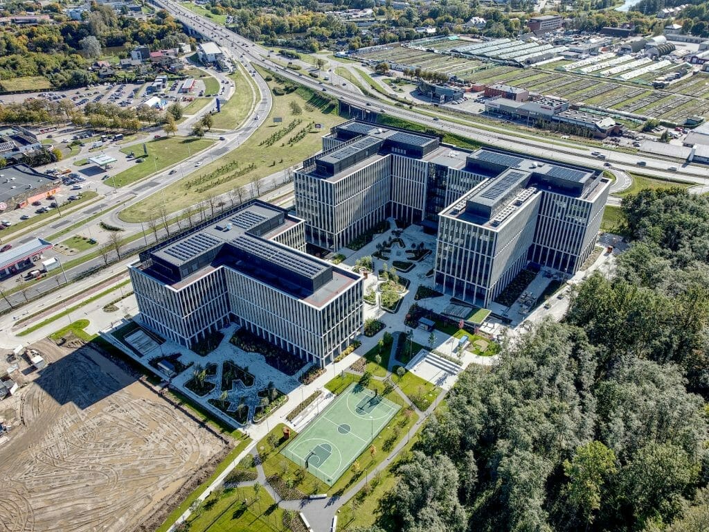 Business Garden Vilnius 1 etapas (Laisvės pr. 10) - Office center - construction photos