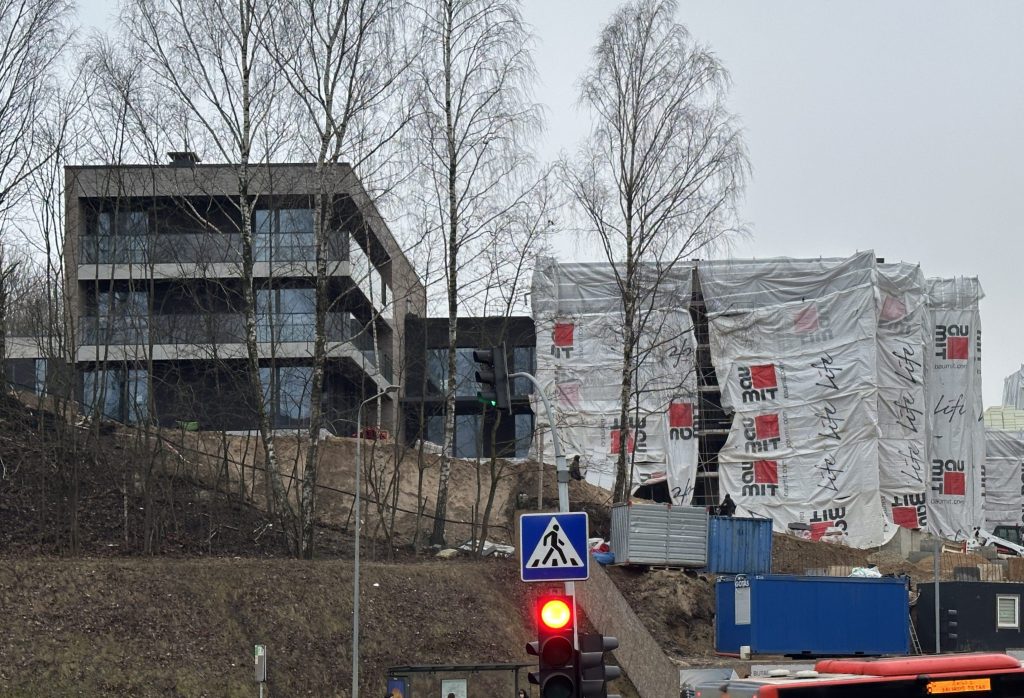 Užupio personos (Filaretų g. 25) - Multi apartment - construction photos