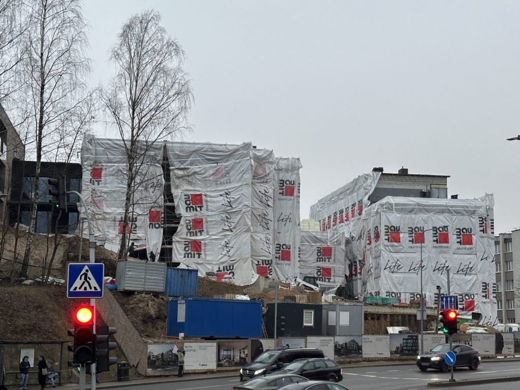 Užupio personos (Filaretų g. 25) - Multi apartment - construction photos