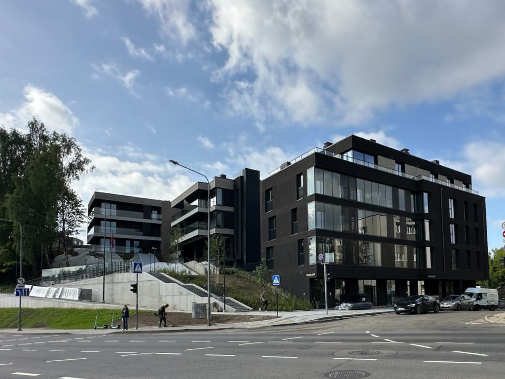 Užupio personos (Filaretų g. 25) - Multi apartment - construction photos