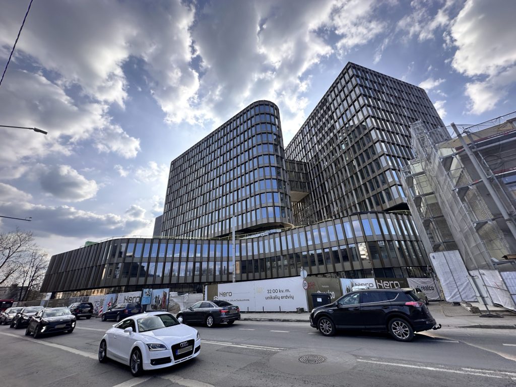 HERO (Lvivo g. 21) - Office center - construction photos