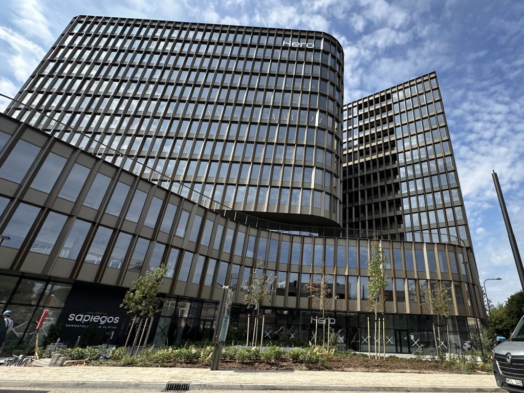 HERO (Lvivo g. 21) - Office center - construction photos