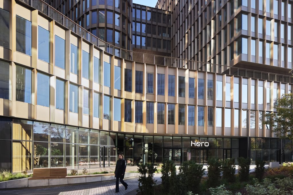 HERO (Lvivo g. 21) - Biroju centrs - būvdarbu attēli