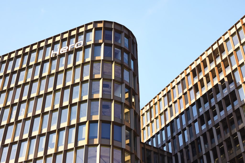 HERO (Lvivo g. 21) - Biroju centrs - būvdarbu attēli