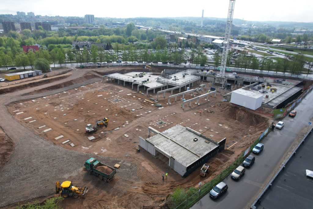 Opti mist 1 etapas (A, B) (Parodų g. 1) - Multi apartment - construction photos