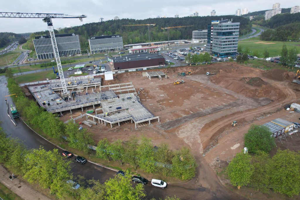 Opti mist 1 etapas (A, B) (Parodų g. 1) - Multi apartment - construction photos