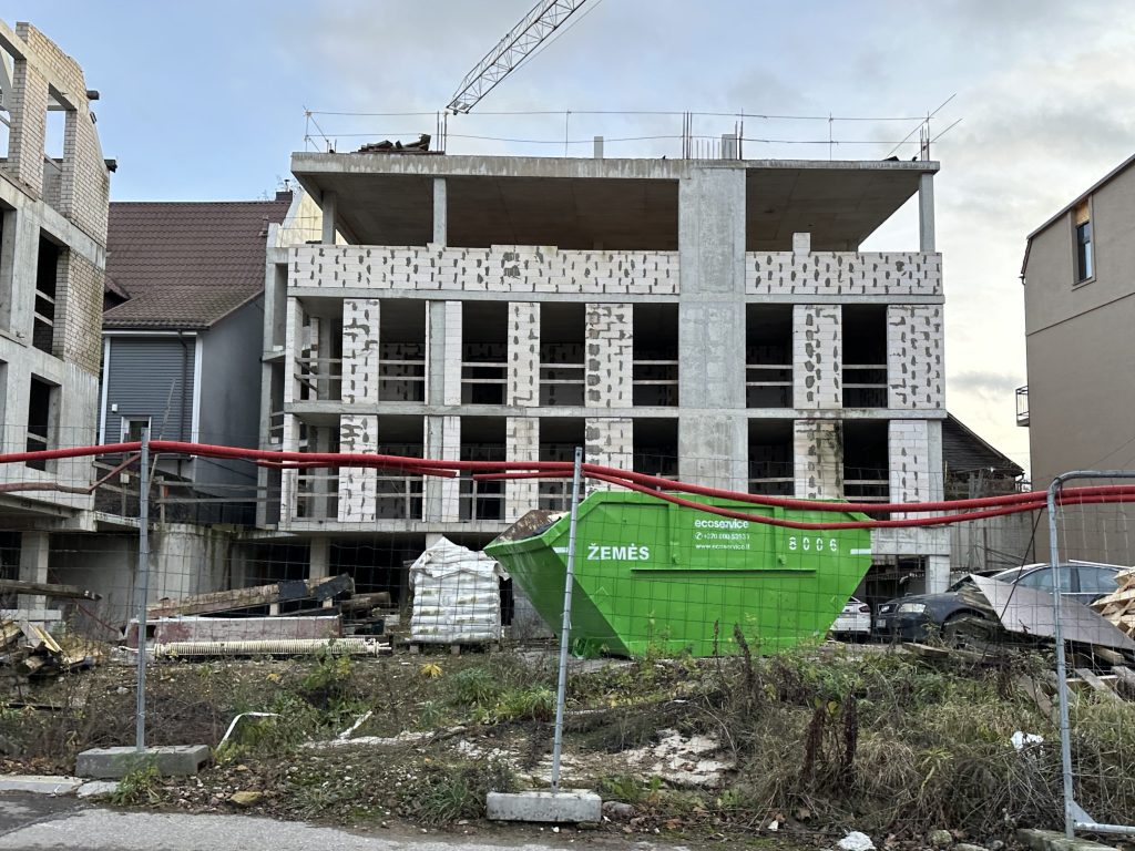 Trys karaliai (Polocko g. 25, 31) - Multi apartment - construction photos