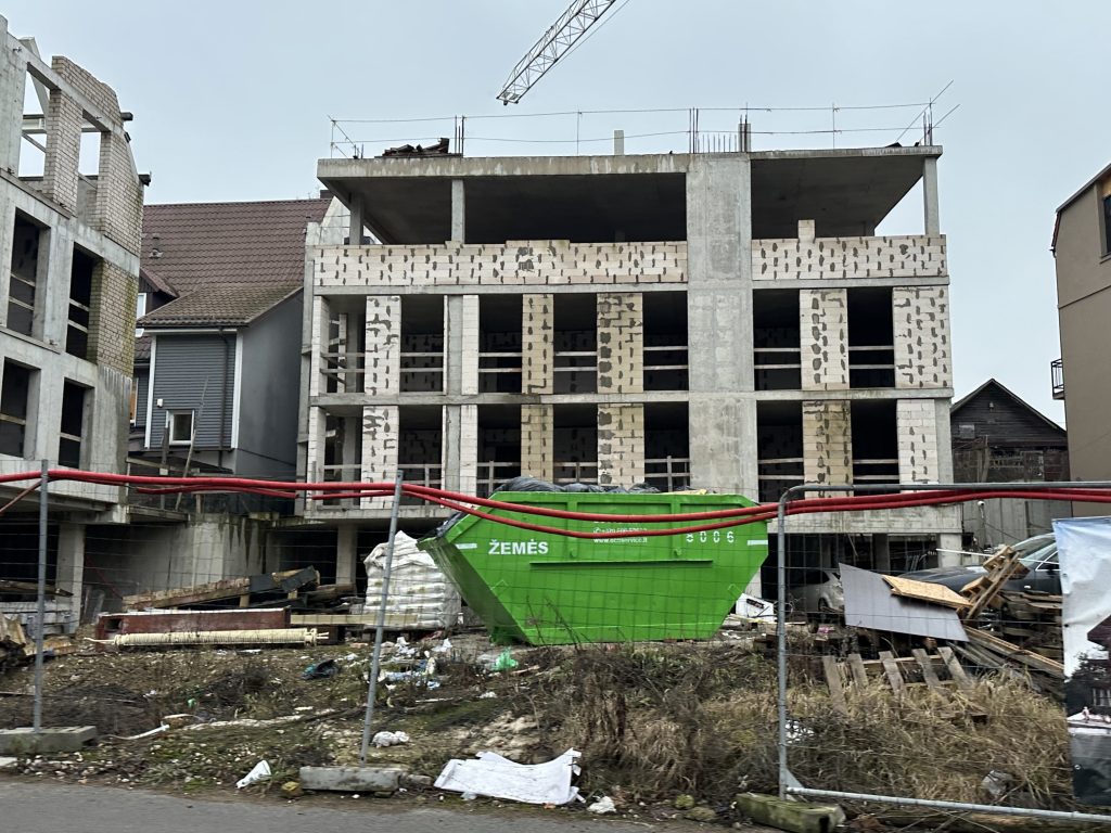 Trys karaliai (Polocko g. 25, 31) - Multi apartment - construction photos