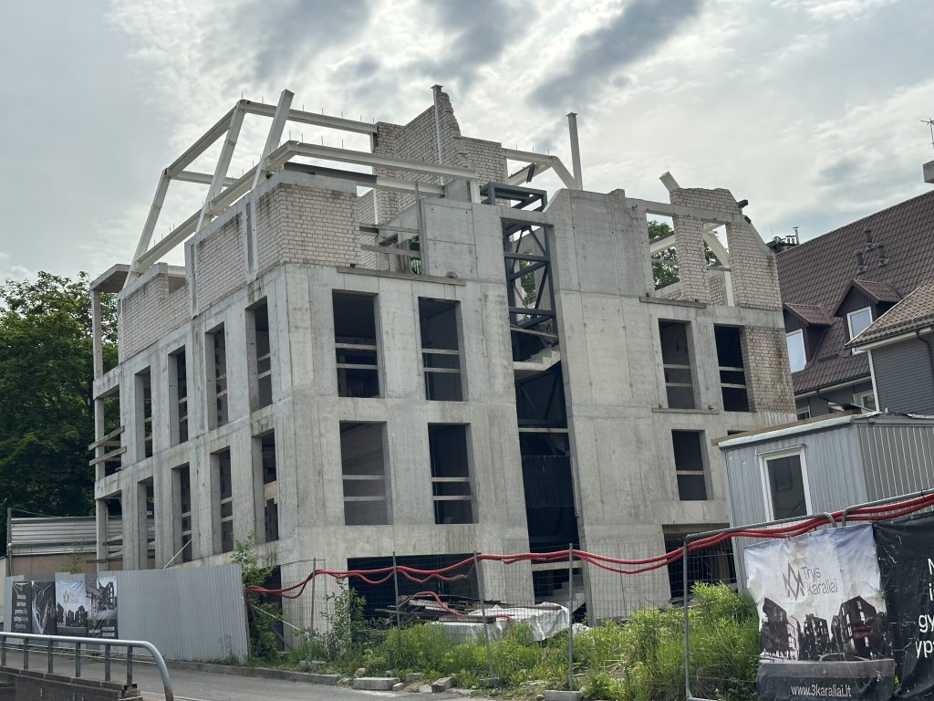 Trys karaliai (Polocko g. 25, 31) - Multi apartment - construction photos