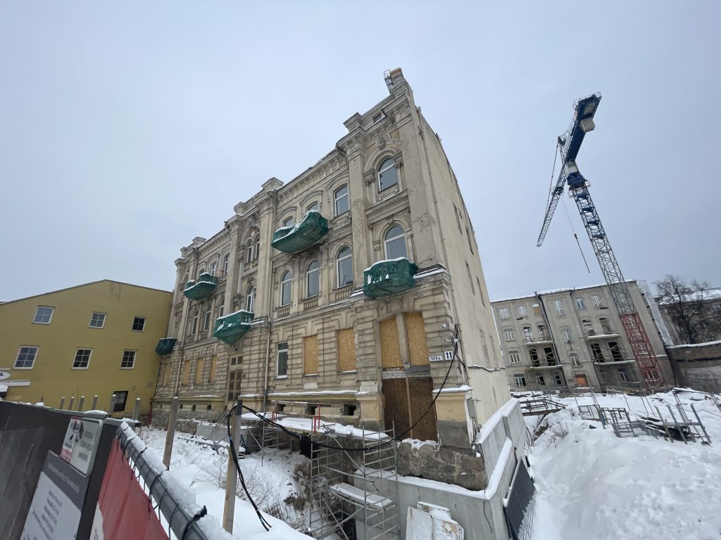 Radvilų valda Tilto g. 11 (Tilto g. 11, Tilto g. 11A) - Multi apartment, Office center - construction photos