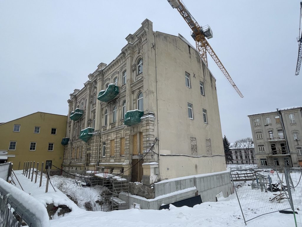 Radvilų valda Tilto g. 11 (Tilto g. 11, Tilto g. 11A) - Multi apartment, Office center - construction photos