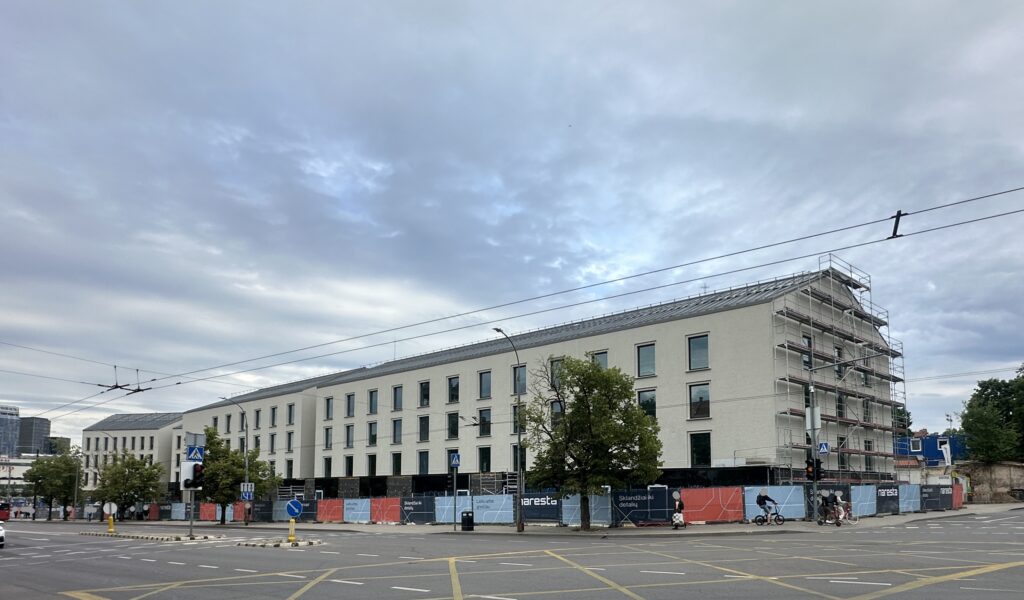 Vasario 16-osios (Vasario 16-osios g. 1) - Hotel, Office center, Primary and secondary education - construction photos