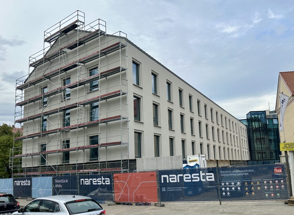 Vasario 16-osios (Vasario 16-osios g. 1) - Hotel, Office center, Primary and secondary education - construction photos