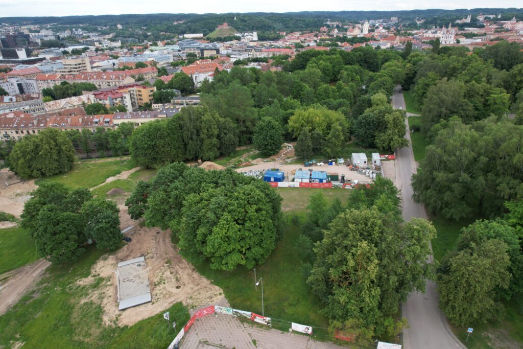 Tauro kalno parkas (V. Mykolaičio-Putino g.) - Park - construction photos