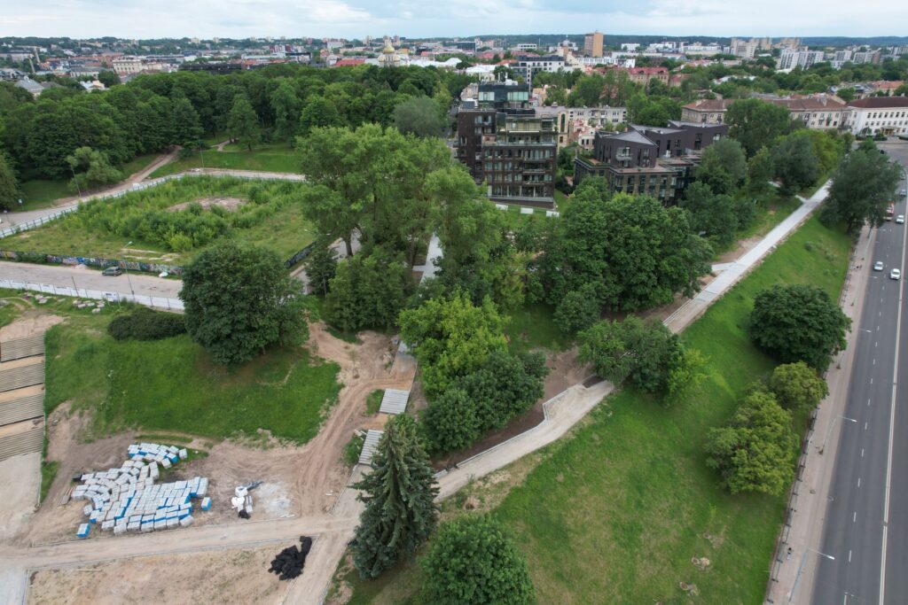 Tauro kalno parkas (V. Mykolaičio-Putino g.) - Park - construction photos