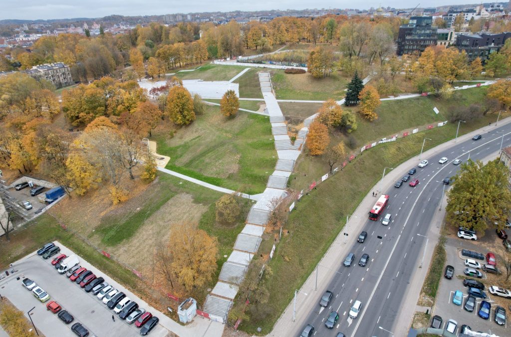 Tauro kalno parkas (V. Mykolaičio-Putino g.) - Park - construction photos
