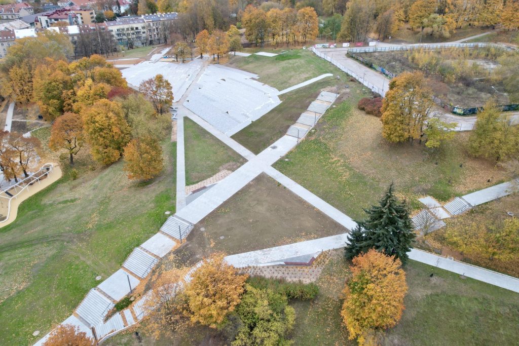 Tauro kalno parkas (V. Mykolaičio-Putino g.) - Park - construction photos