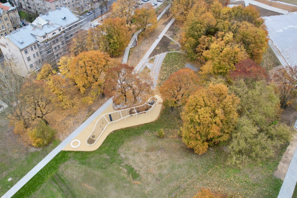 Tauro kalno parkas (V. Mykolaičio-Putino g.) - Park - construction photos