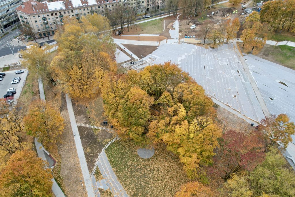 Tauro kalno parkas (V. Mykolaičio-Putino g.) - Park - construction photos