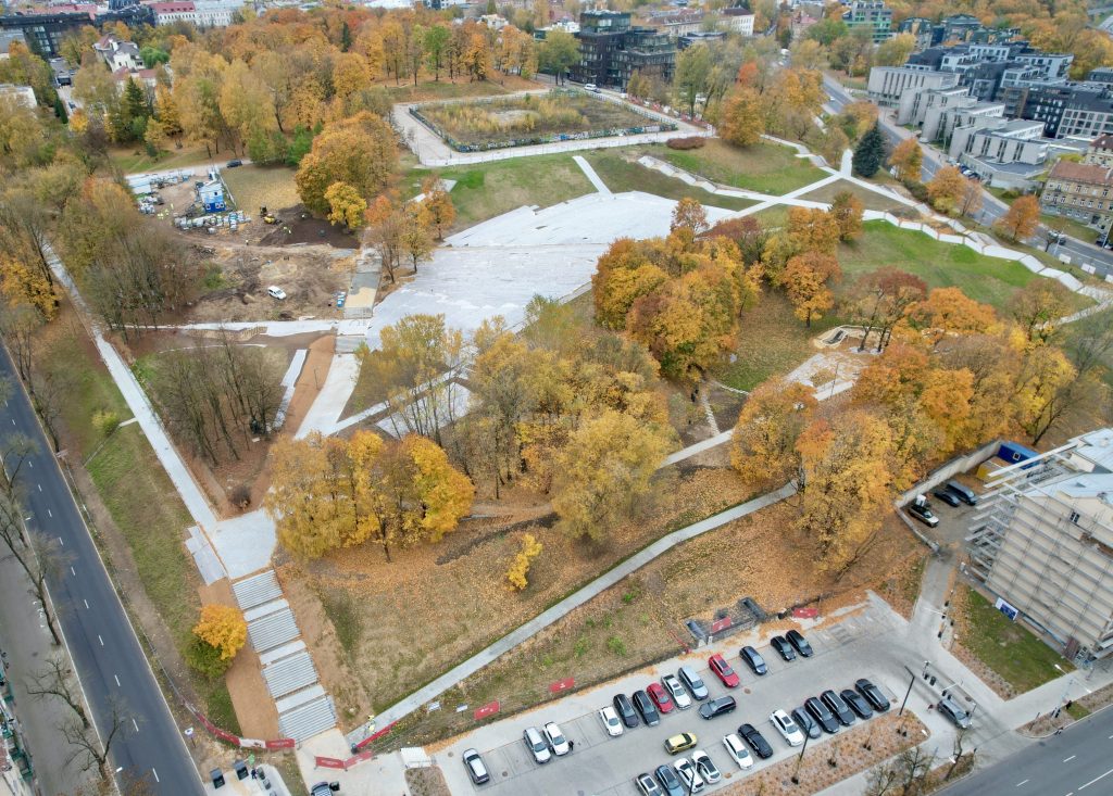 Tauro kalno parkas (V. Mykolaičio-Putino g.) - Park - construction photos