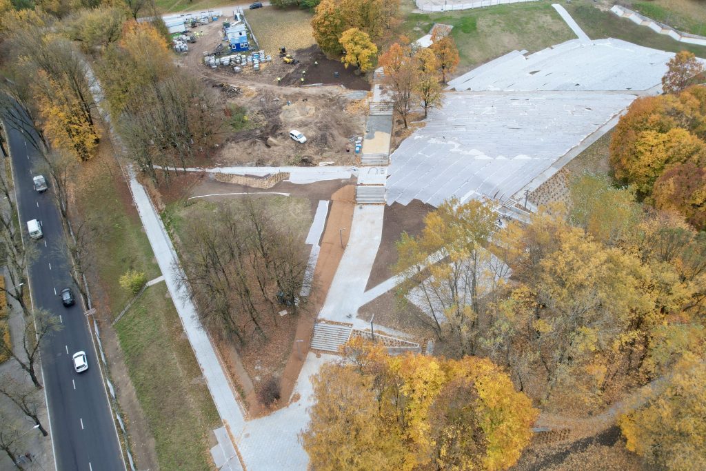 Tauro kalno parkas (V. Mykolaičio-Putino g.) - Park - construction photos