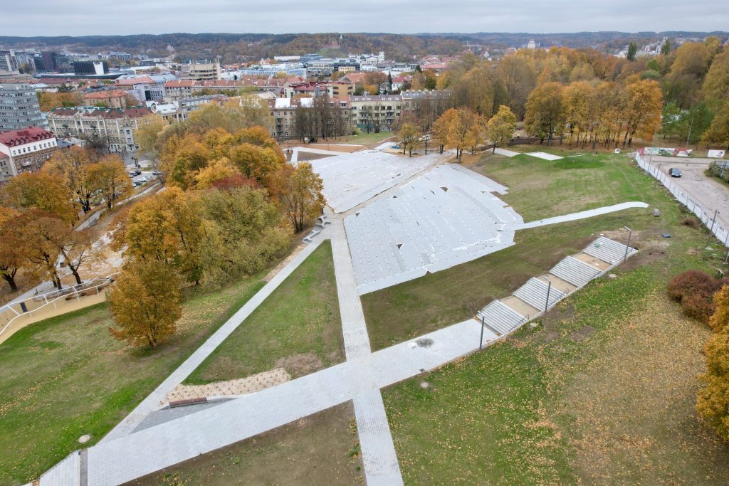 Tauro kalno parkas (V. Mykolaičio-Putino g.) - Park - construction photos