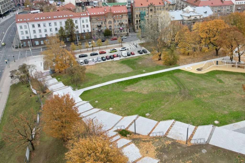 Tauro kalno parkas (V. Mykolaičio-Putino g.) - Park - construction photos
