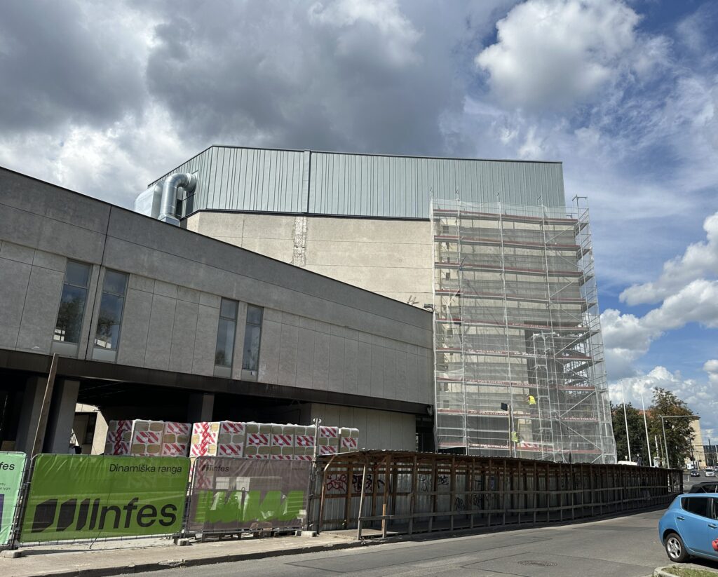 Vilniaus kongresų rūmai (Vilniaus g. 6-1) - Concert hall - construction photos
