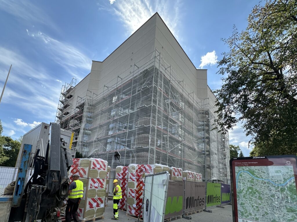 Vilniaus kongresų rūmai (Vilniaus g. 6-1) - Concert hall - construction photos