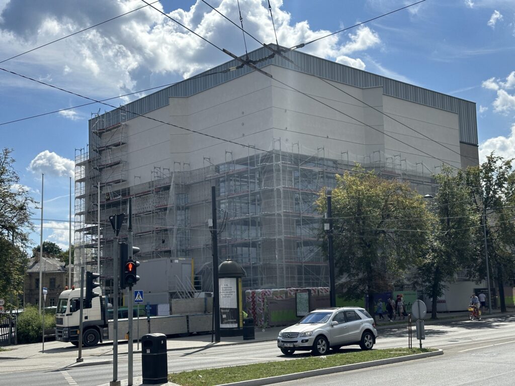 Vilniaus kongresų rūmai (Vilniaus g. 6-1) - Concert hall - construction photos
