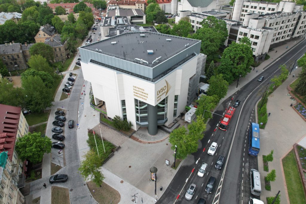 Vilniaus kongresų rūmai (Vilniaus g. 6-1) - Concert hall - construction photos