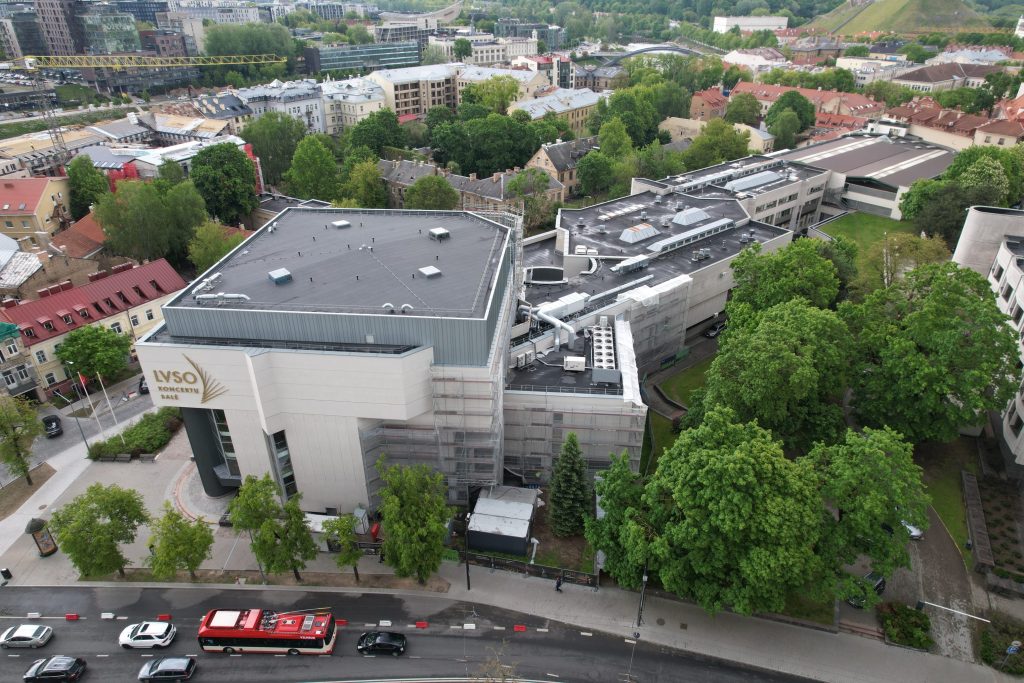 Vilniaus kongresų rūmai (Vilniaus g. 6-1) - Concert hall - construction photos