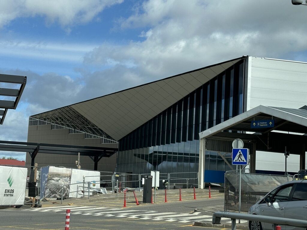 VNO išvykimo terminalas (Rodūnios kel. 2) - Lidosta - būvdarbu attēli