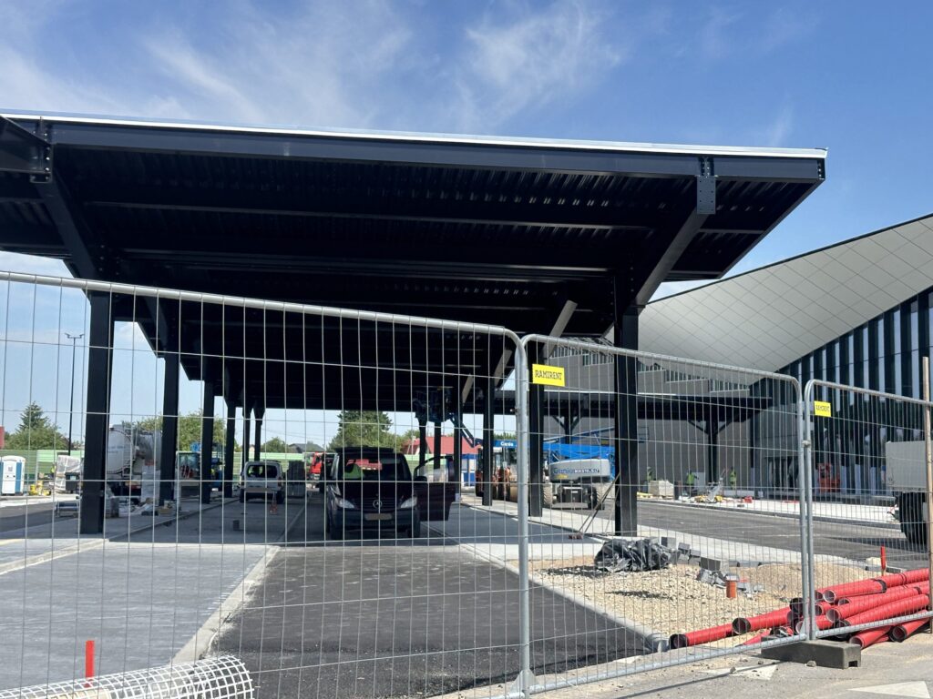 VNO išvykimo terminalas (Rodūnios kel. 2) - Lidosta - būvdarbu attēli