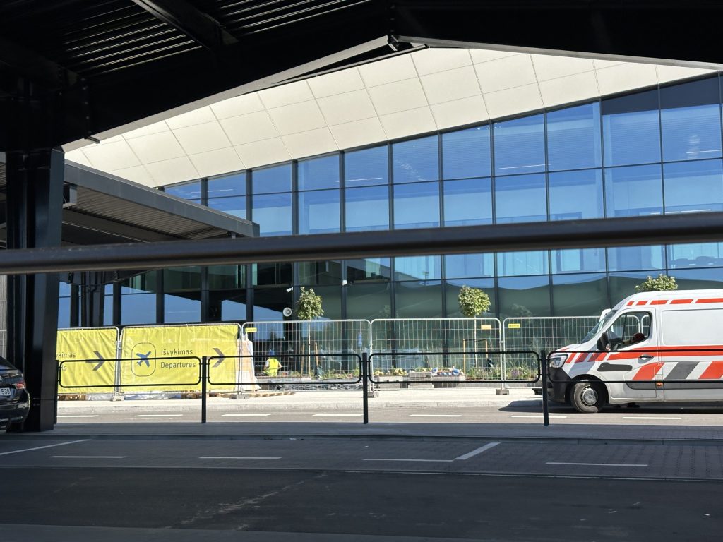VNO išvykimo terminalas (Rodūnios kel. 2) - Lidosta - būvdarbu attēli