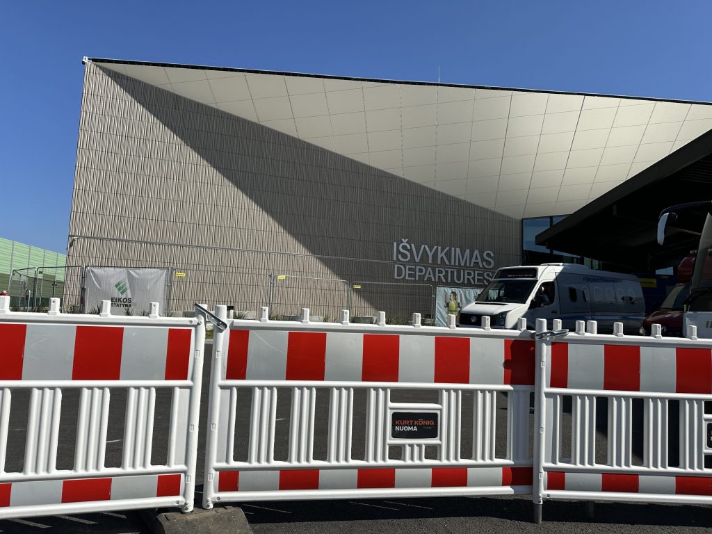 VNO išvykimo terminalas (Rodūnios kel. 2) - Lidosta - būvdarbu attēli