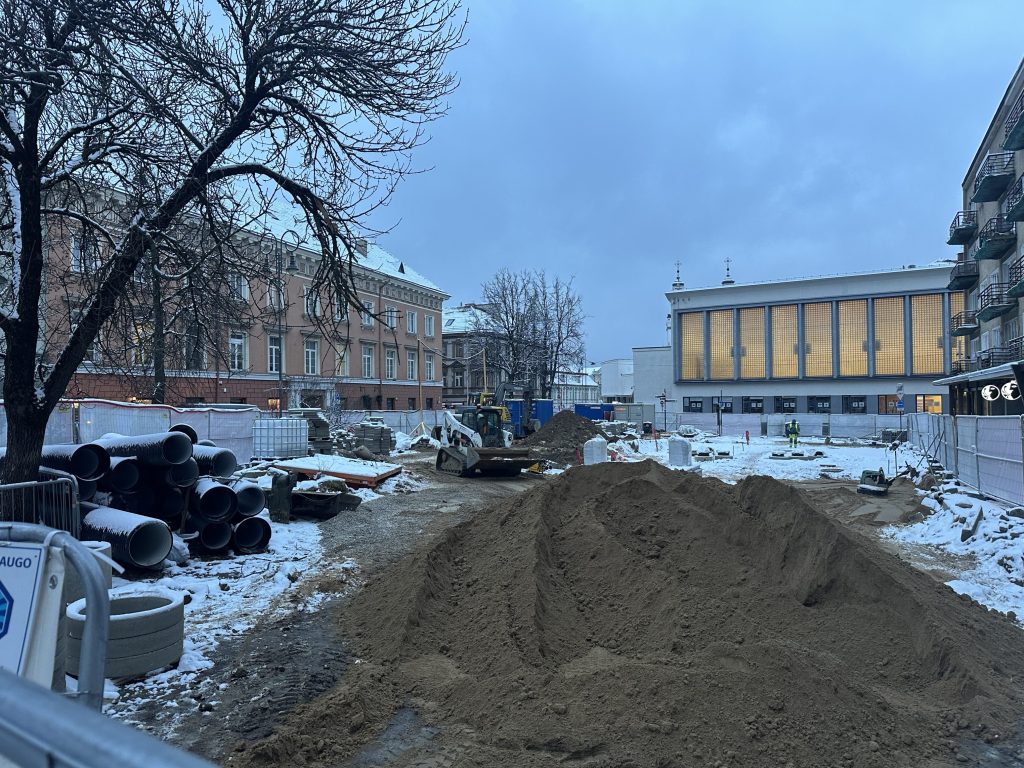 Vokiečių g. rekonstrukcija (Vokiečių g.) - Square, Street - construction photos