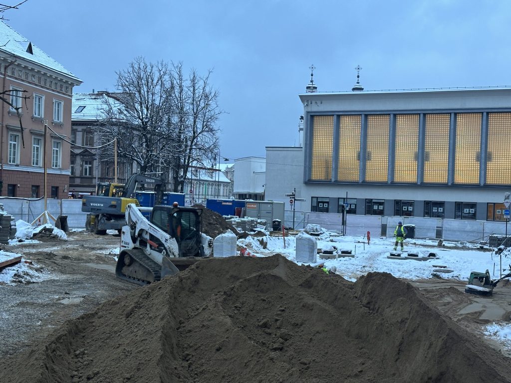 Vokiečių g. rekonstrukcija (Vokiečių g.) - Square, Street - construction photos