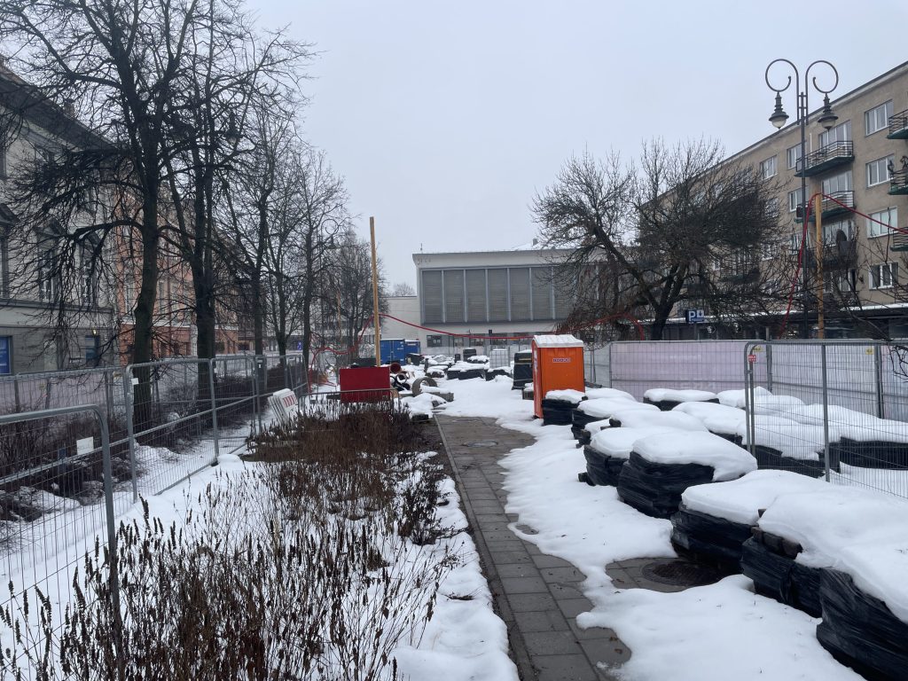 Vokiečių g. rekonstrukcija (Vokiečių g.) - Laukums, Iela - būvdarbu attēli